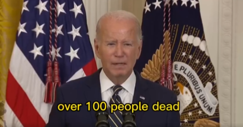 Biden face o nouă gafă într-un discurs și vorbește despre "100 de morți" în SUA din cauza Covid