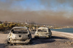 Forest fires in Greece - Rhodes