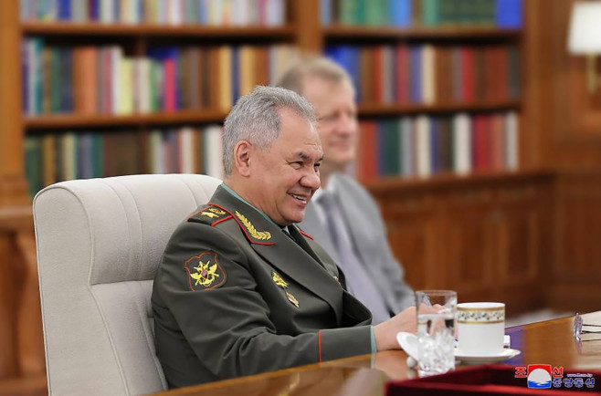 Shoigu in North Korea