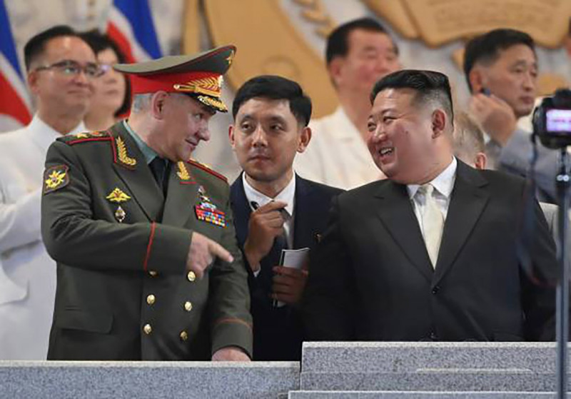 Shoigu in North Korea