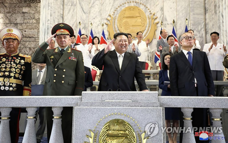 Shoigu in North Korea