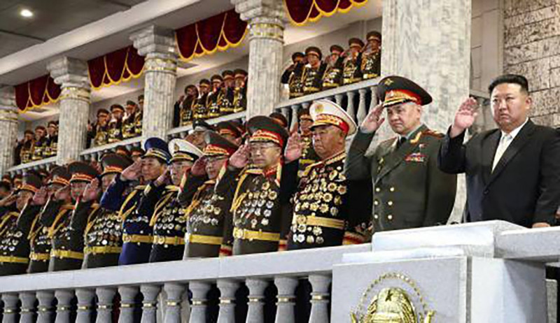 Shoigu in North Korea