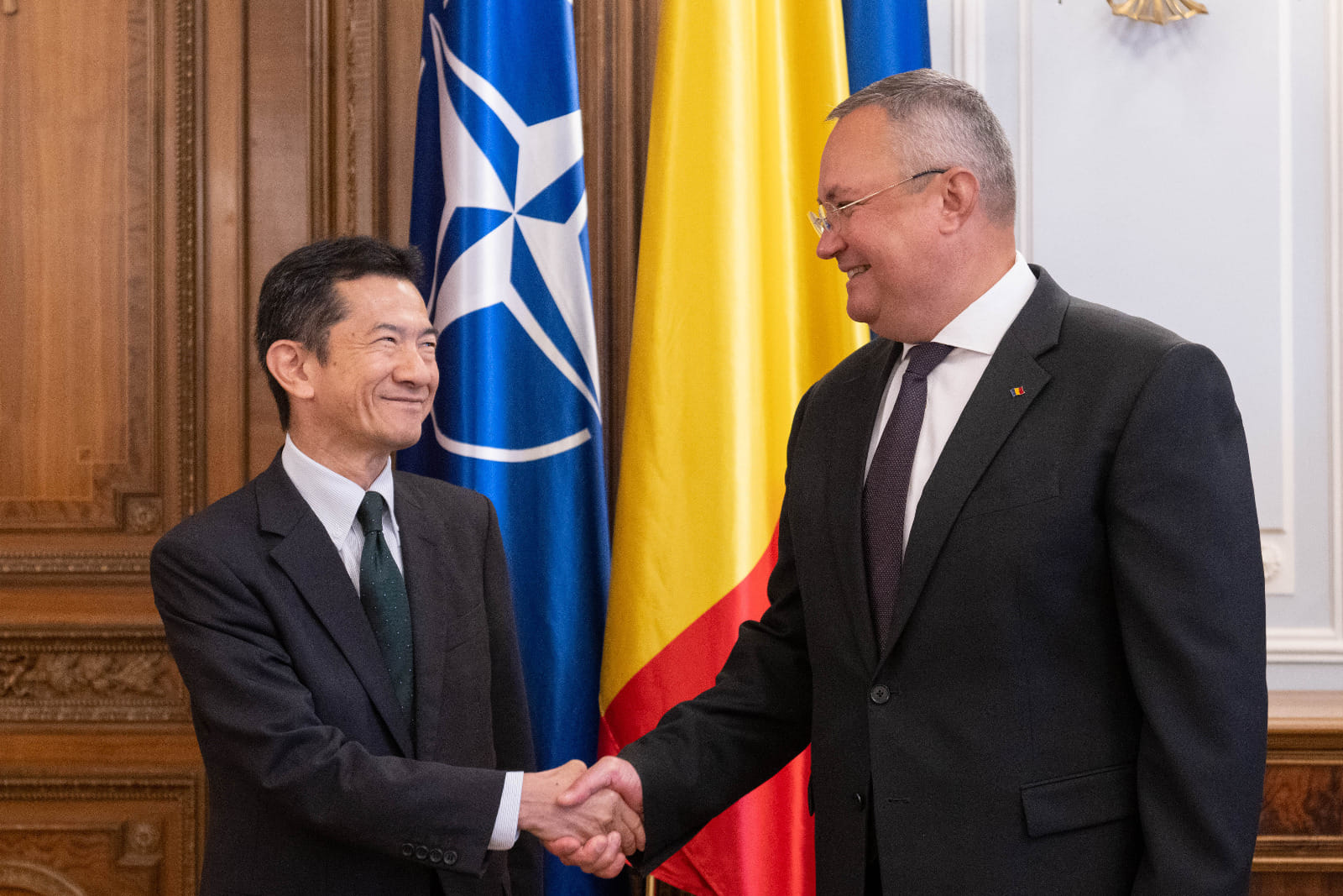Nicolae Ciucă: Îmi doresc să crească interesul companiilor japoneze pentru construcţia unui nou pod peste Dunăre