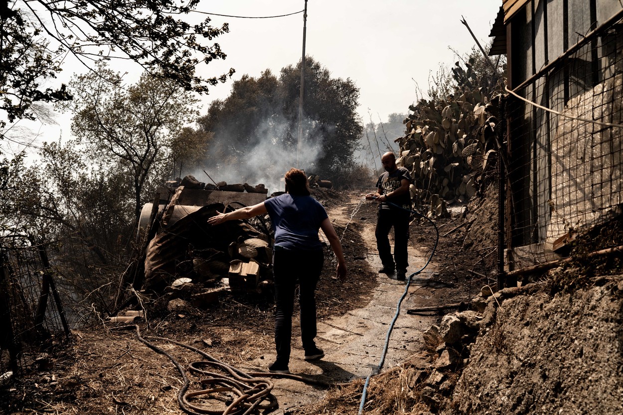 Vecinii care se ceartă au aruncat Italia în flăcări. În Calabria, localnicii spun că 80% din incendii sunt provocate de oameni