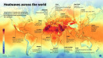 Heatwaves across the world