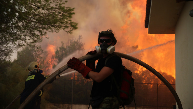 Wildfires In Greece