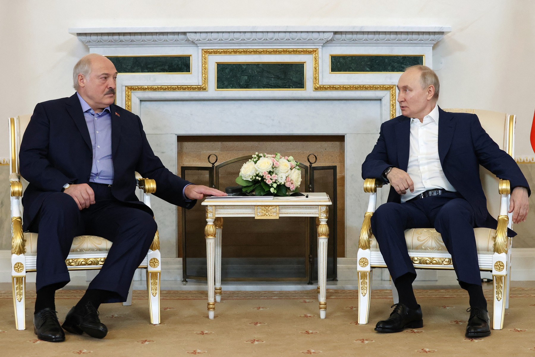 Putin, la întâlnirea cu Lukașenko: Contraofensiva Ucrainei a eşuat