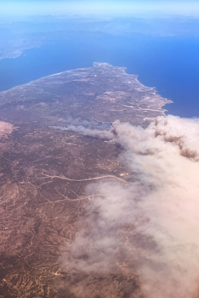 Forest fires in Greece - Rhodes