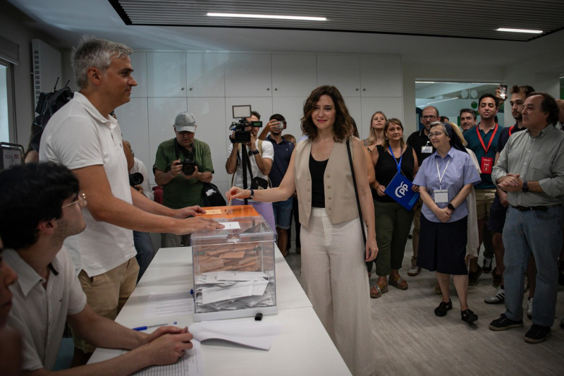 Election Day in Madrid, Spain - 23 Jul 2023