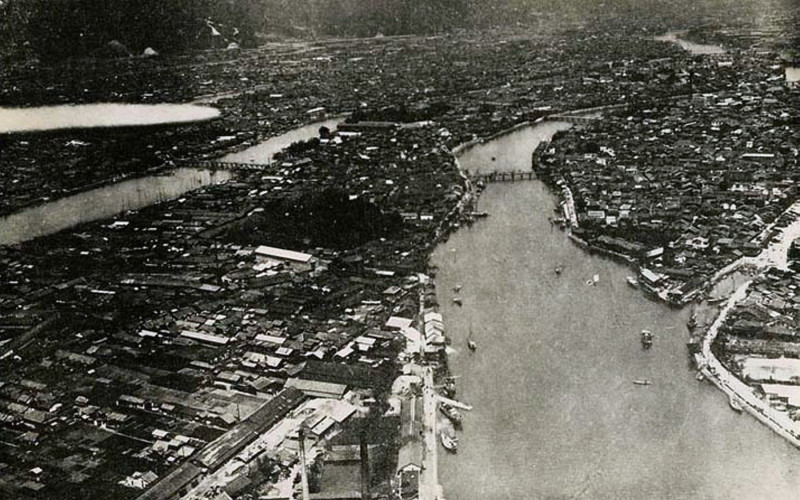 World War II, after the explosion of the atom bomb in August 1945Hiroshima