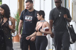 *PREMIUM-EXCLUSIVE* *MUST CALL FOR PRICING* The American Rapper Kanye West and his partner, the Architectural designer and Kim K lookalike Bianca Censori spotted out in the Italian city of Florence.*PICTURES TAKEN ON 01/08/2023*