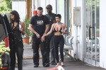 *PREMIUM-EXCLUSIVE* *MUST CALL FOR PRICING* The American Rapper Kanye West and his partner, the Architectural designer and Kim K lookalike Bianca Censori spotted out in the Italian city of Florence.
*PICTURES TAKEN ON 01/08/2023*