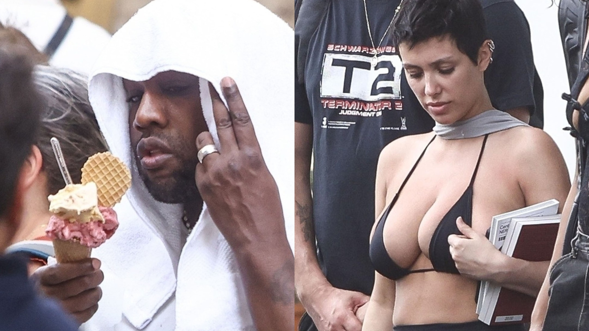 Cum au ieșit Kanye West și soția lui pe stradă, la Florența. Toate privirile au fost îndreptate asupra lor