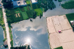 China: The Flooded Liangxiang Village in Henan, China