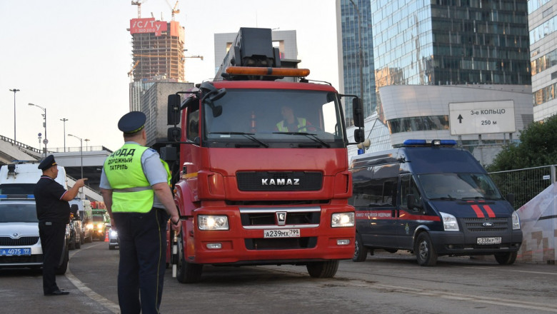 New drone attack hits the same skyscraper in Moscow