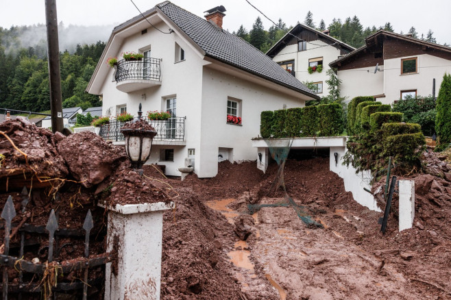 Floods and landslides after heavy rain in Slovenia - 05 Aug 2023