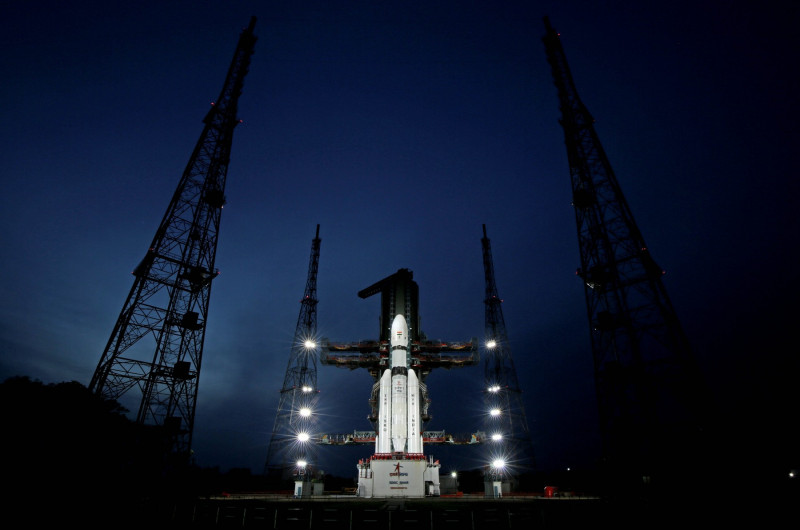 India Historic Moon Mission Lifted Off Successfully, Sriharikota space centre, India - 14 Jul 2023