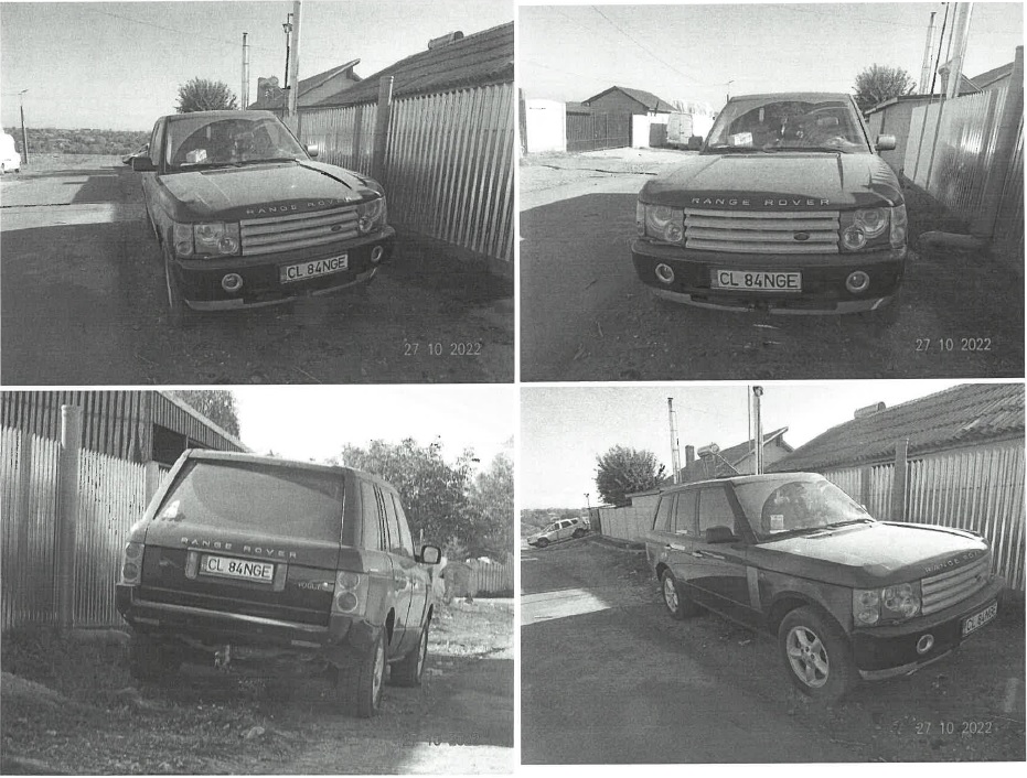 ANAF scoate la vânzare un Range Rover cu 2300 de euro