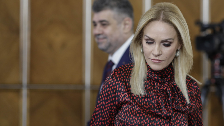 gabriela firea la o sedinta de guvern