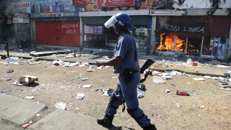 politist in africa de sud