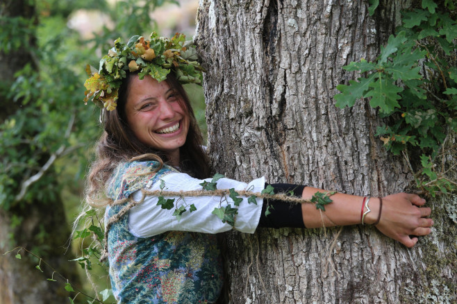 Scottish Tree Huuging Championships 2023, Scotland, UK - 29 Jul 2023