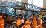 EXCLUSIVE: VIDEO: 16 dead and five injured as construction crane collapses – with more 'trapped beneath debris'