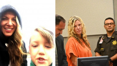 Lori Vallow și unul dintre copiii ei pe care i-a ucis / Lori Vallow în sala de judecată