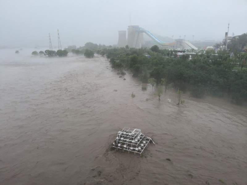 Rainstorm Cause Flood in Beijing, China - 01 Aug 2023