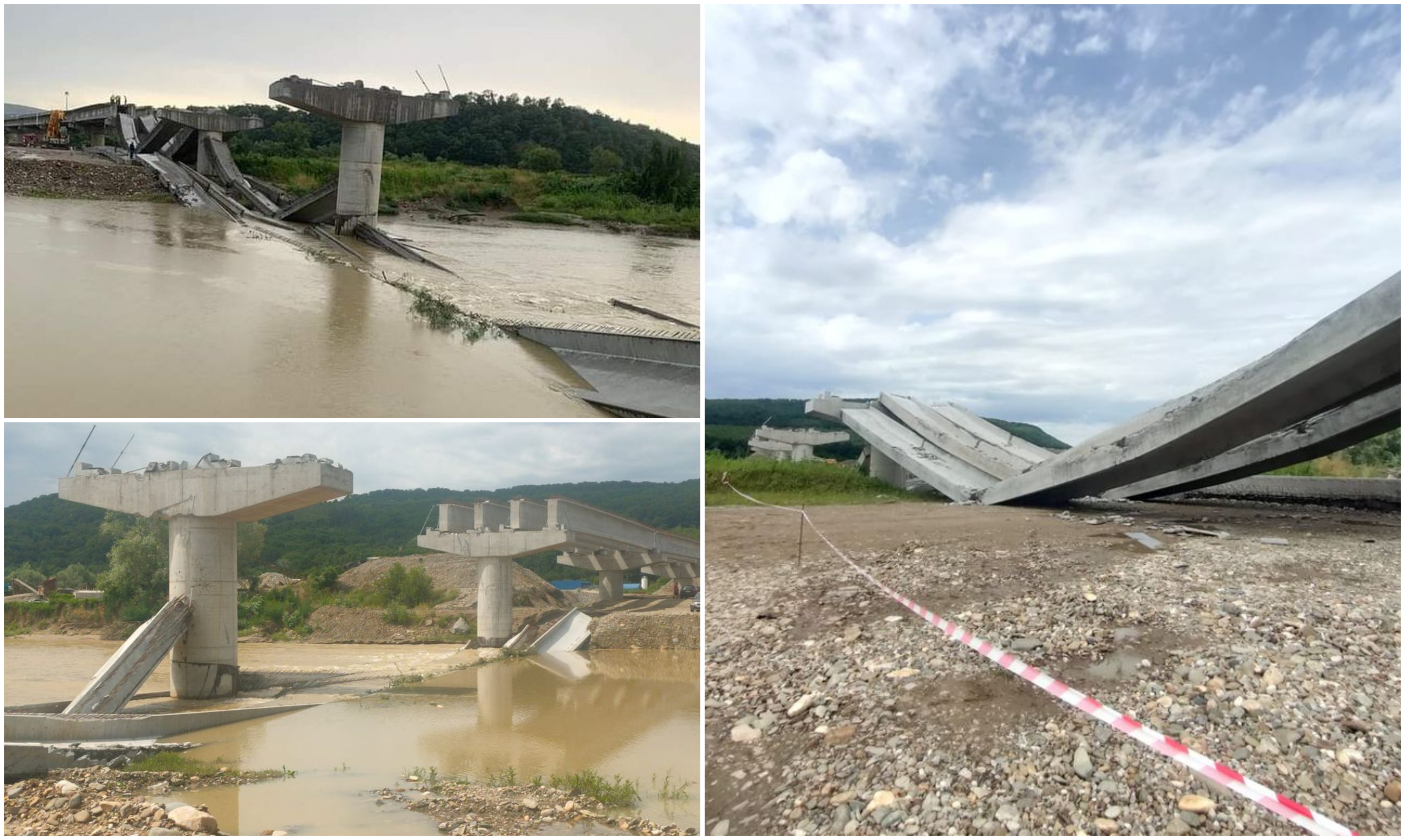 De ce s-a prăbușit podul peste Someș de la Beclean, care nu era încă inaugurat. Explicațiile experților