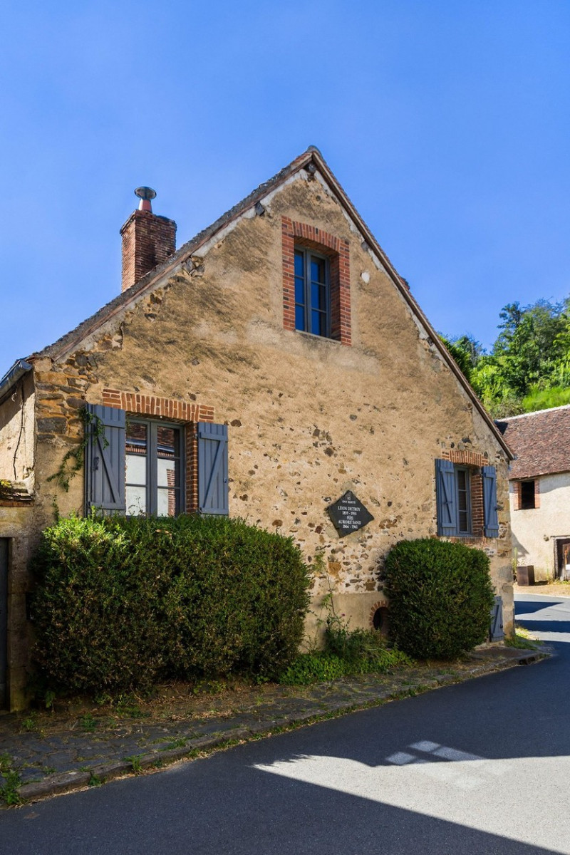 House of Leon Detroy, French Post-Impressionist artist in the village of Gargilesse, Indre (36), France.