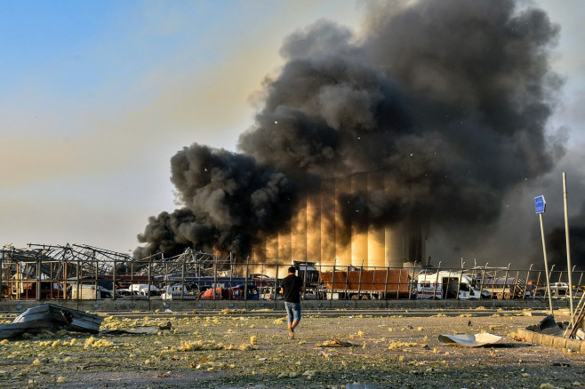 Aftermath Of A Huge Blast - Beirut