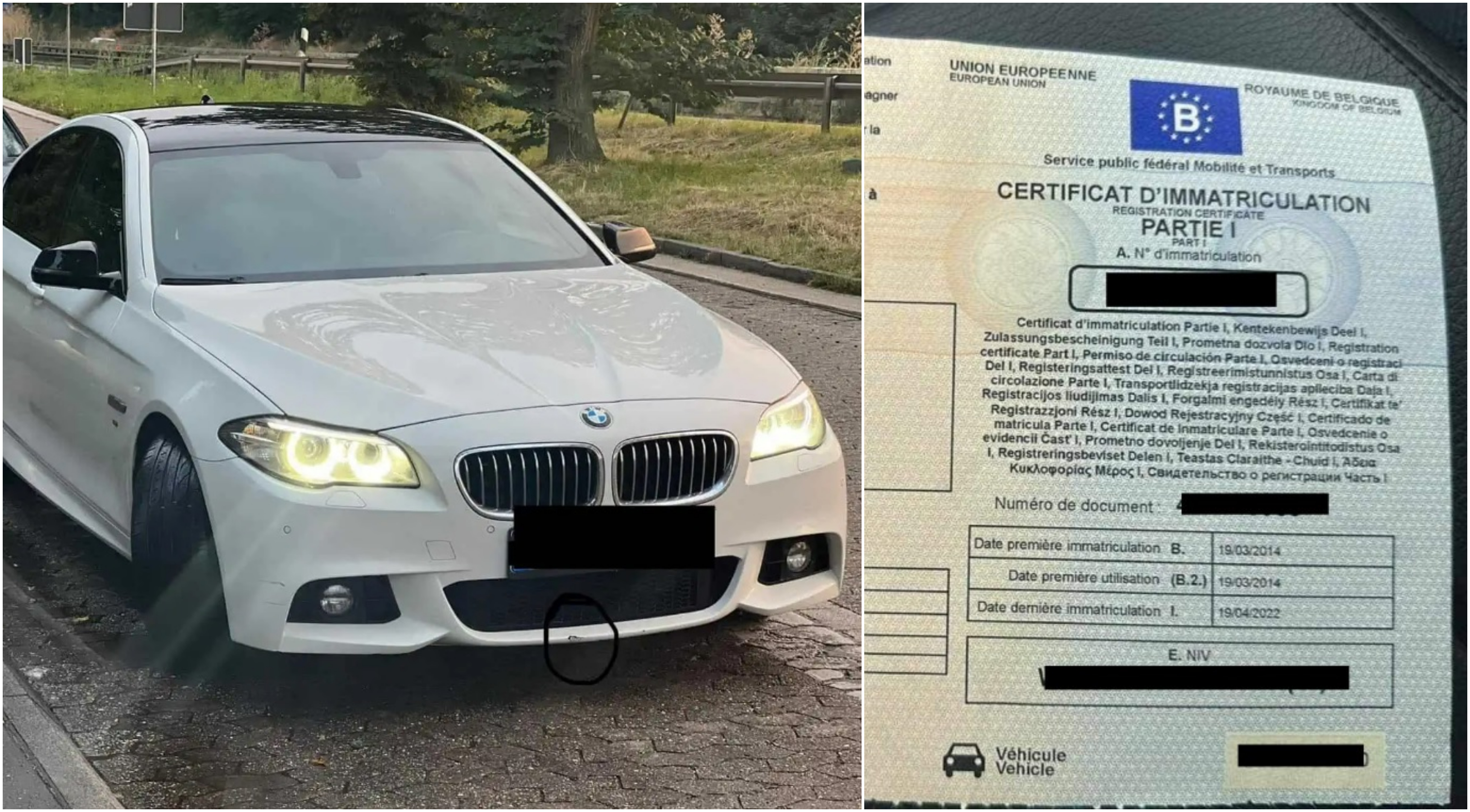Cum și-a luat țeapă un român în Germania cu o mașină de 14.000 de euro. A fost luat de poliție și dus la audieri