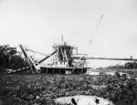Panama Canal / Steam-driven digger/ 1885