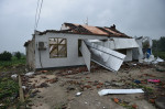 Houses Collapsed After A Tornado in Yancheng, China - 14 Aug 2023