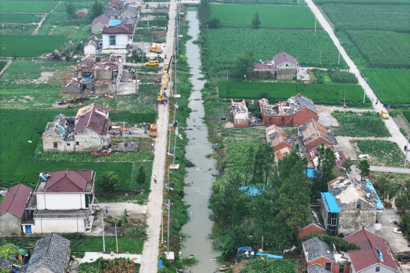 China Yancheng Tornado Aftermath