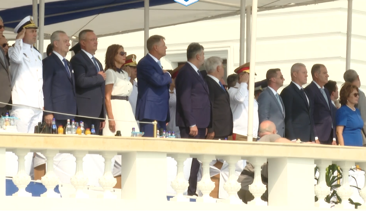 Iohannis participă la festivitățile de Ziua Marinei: România va continua să susțină Ucraina cât va fi necesar în lupta sa pentru pace