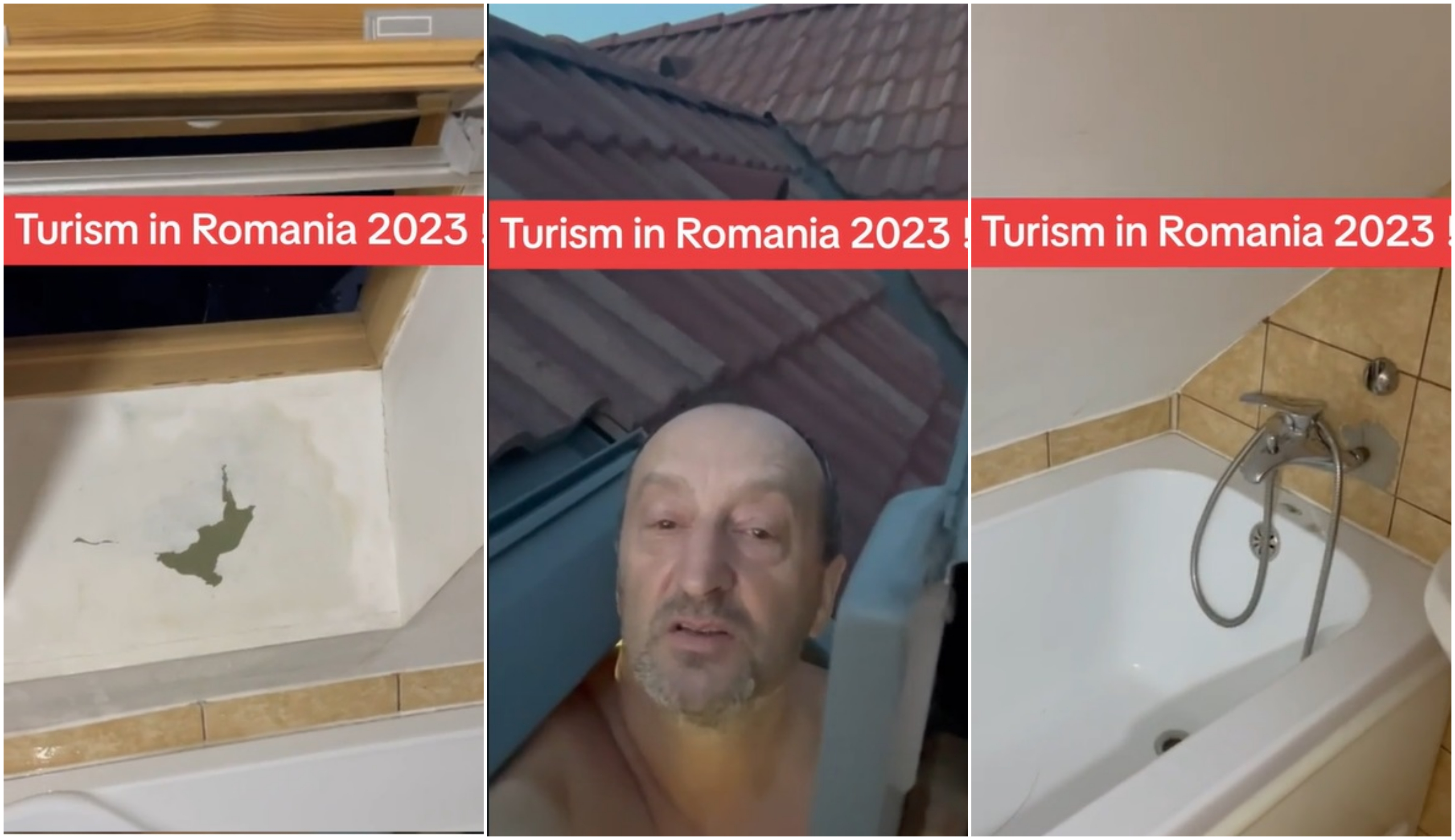 Pățania unui turist aflat în vacanță la Brașov: "Ca să stau în picioare la duș, trebuie să scot capul afară, pe geam. Ce ziceți?"