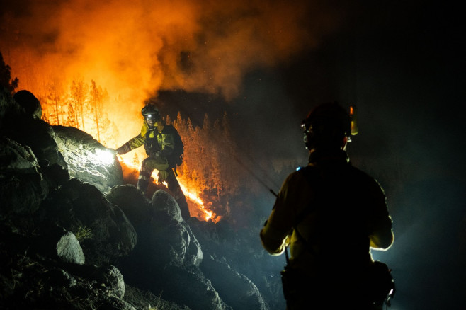 Forest fire continues in Spanish Canary Islands: more than 1,800 hectares affected and 150 people evacuate