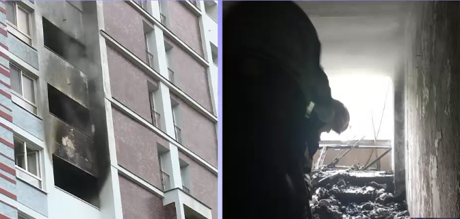 Imagini din hotelul cuprins de incendiu în Băile Felix. Sute de turiști, majoritatea pensionari, au ieșit pe scara de urgență