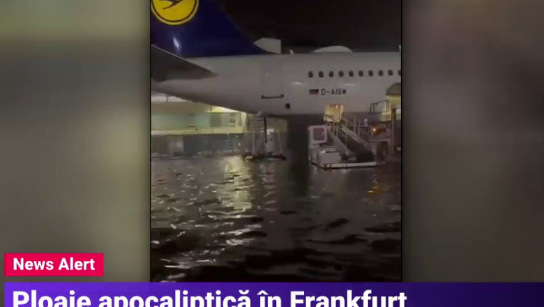 aeroportul din frankfurt inundat