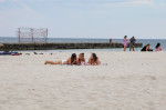 Vacationers Enjoy The Beach - Odesa