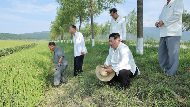 kim jong un a vizitat ferme in coreea de nord