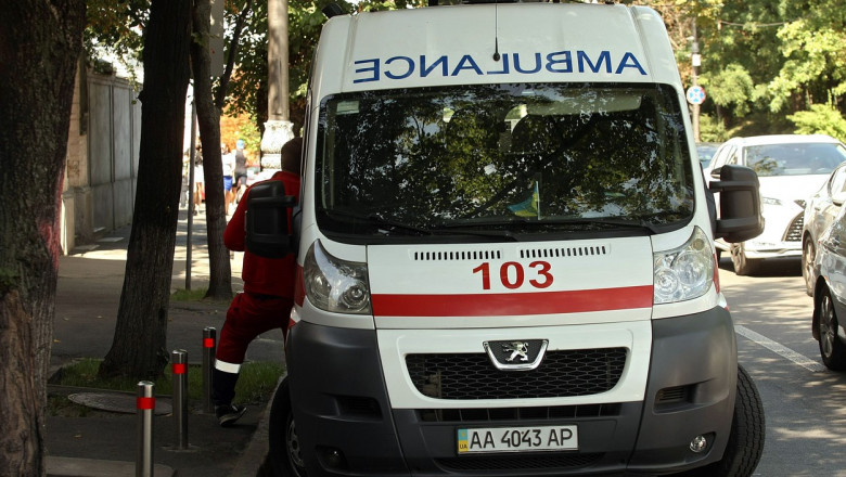 Man threatens to set off grenade at Cabinet of Ministers in Kyiv, Ukraine - 04 Aug 2021