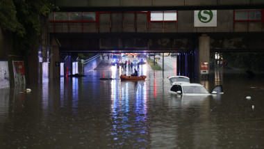 inundatii in urma unei furtuni in germania