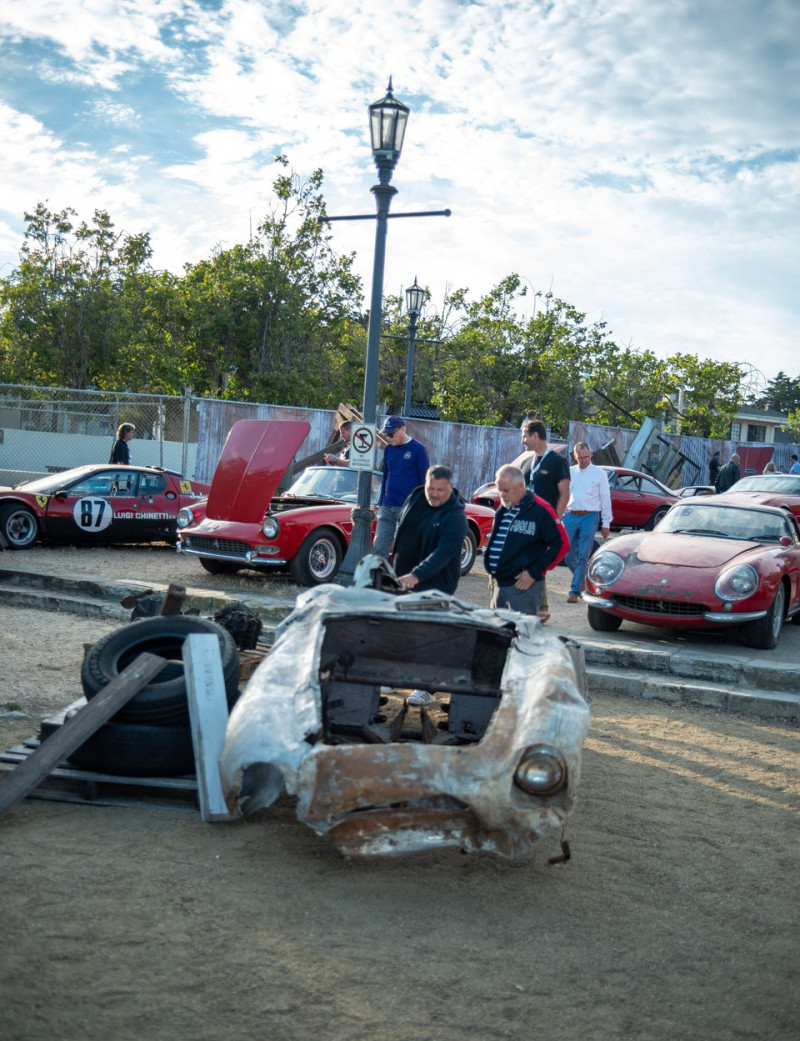 Burnt-out shell of rare Ferrari race car sells for $1.87 million (USD) at auction