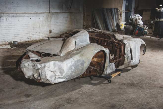 Burnt-out shell of rare Ferrari race car sells for $1.87 million (USD) at auction