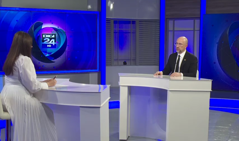 Denis Șmîhal: Preşedintele Zelenski va vizita România, nu pot spune data. Avem relații foarte, foarte active