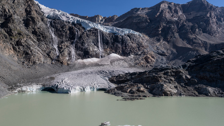 Fellaria,Glacier,In,Valmalenco,,Italian,Alps,(august,2023)