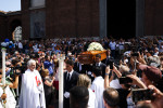Milano, funerali di Toto Cutugno nella Basilica dei Santi Nereo e Achilleo