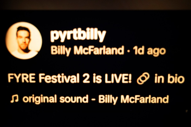 Convicted Fraudster Billy McFarland announces Fyre Festival II
